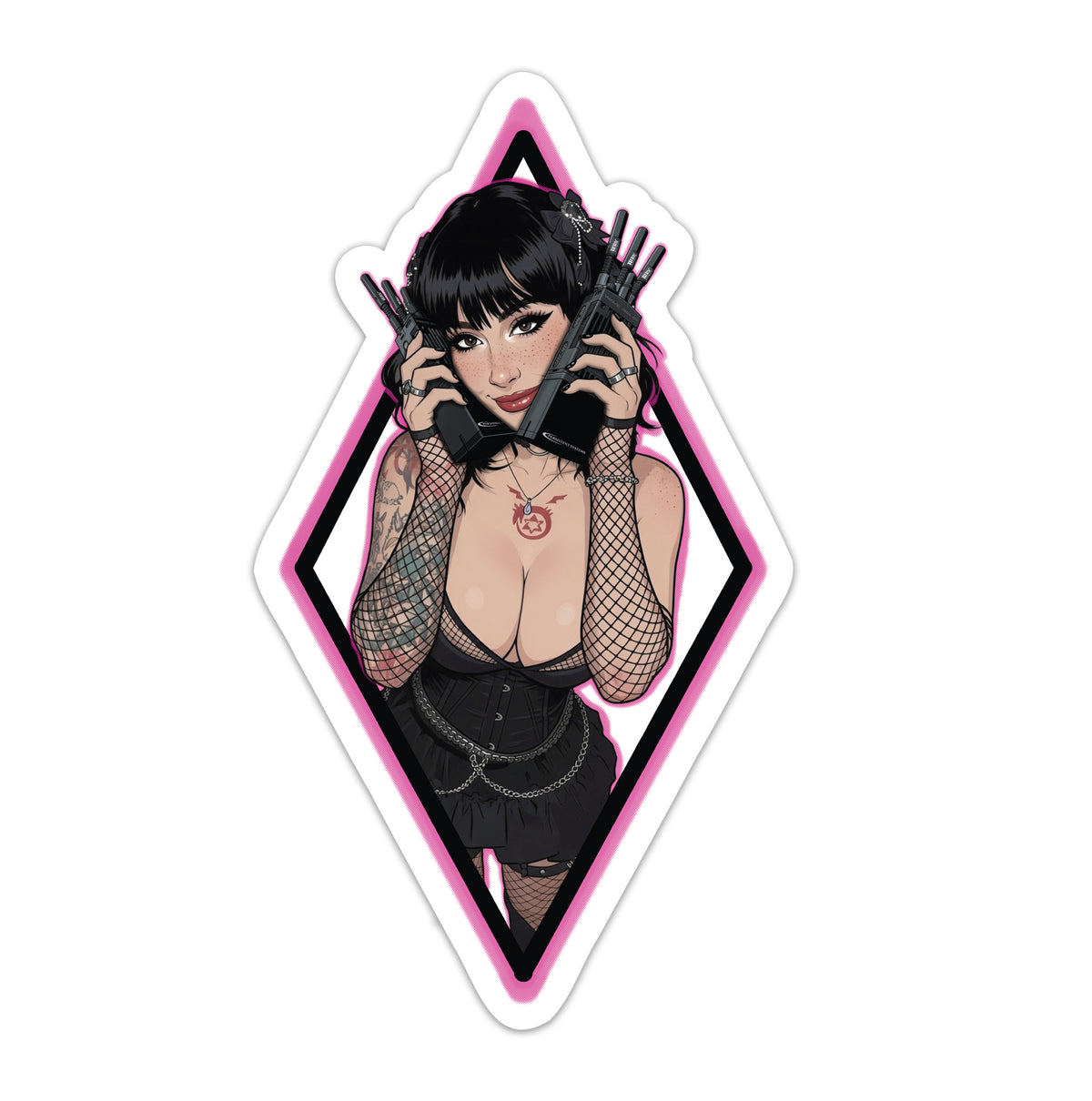 MBIC X LAURTHEGOBLIN Gothic Network Sticker