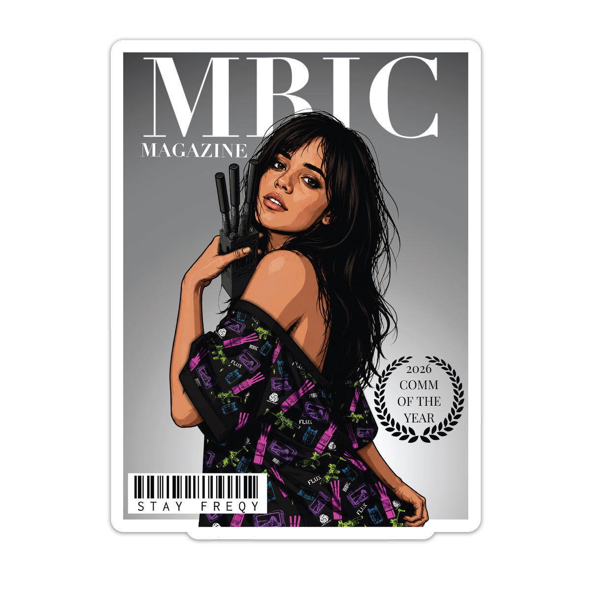 MBIC MAGAZINE - MPU Ortega Sticker