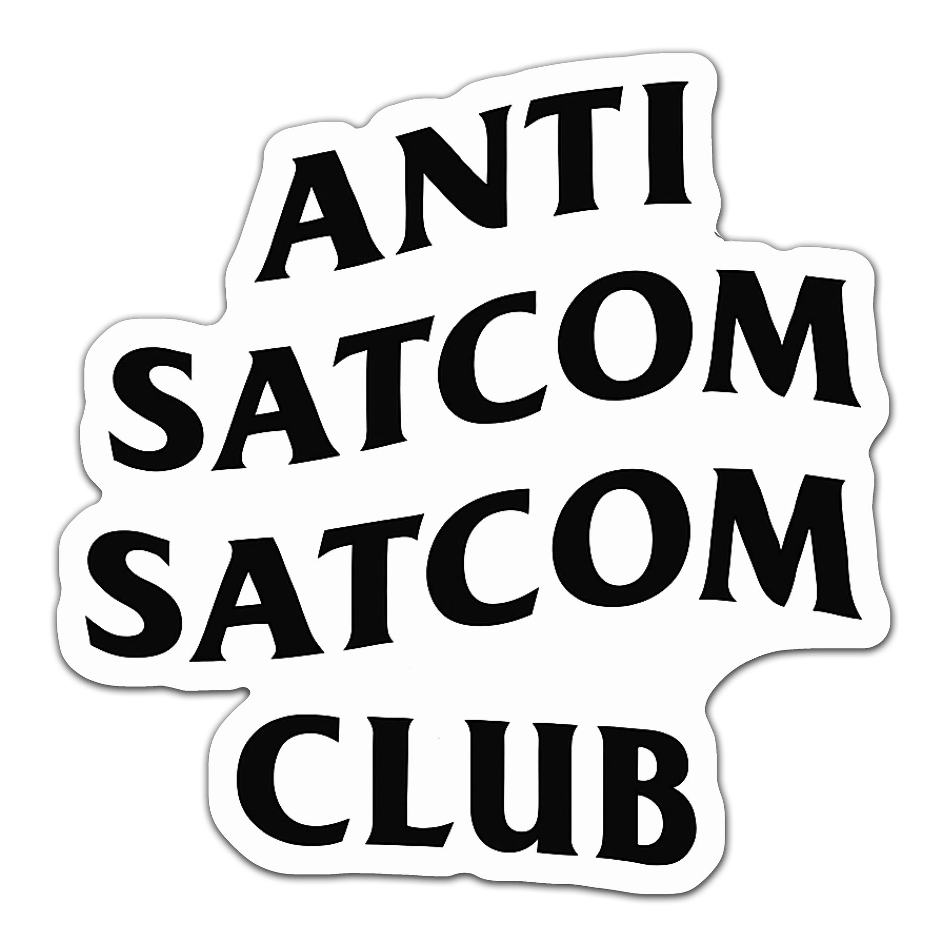 Anti SATCOM Club Sticker
