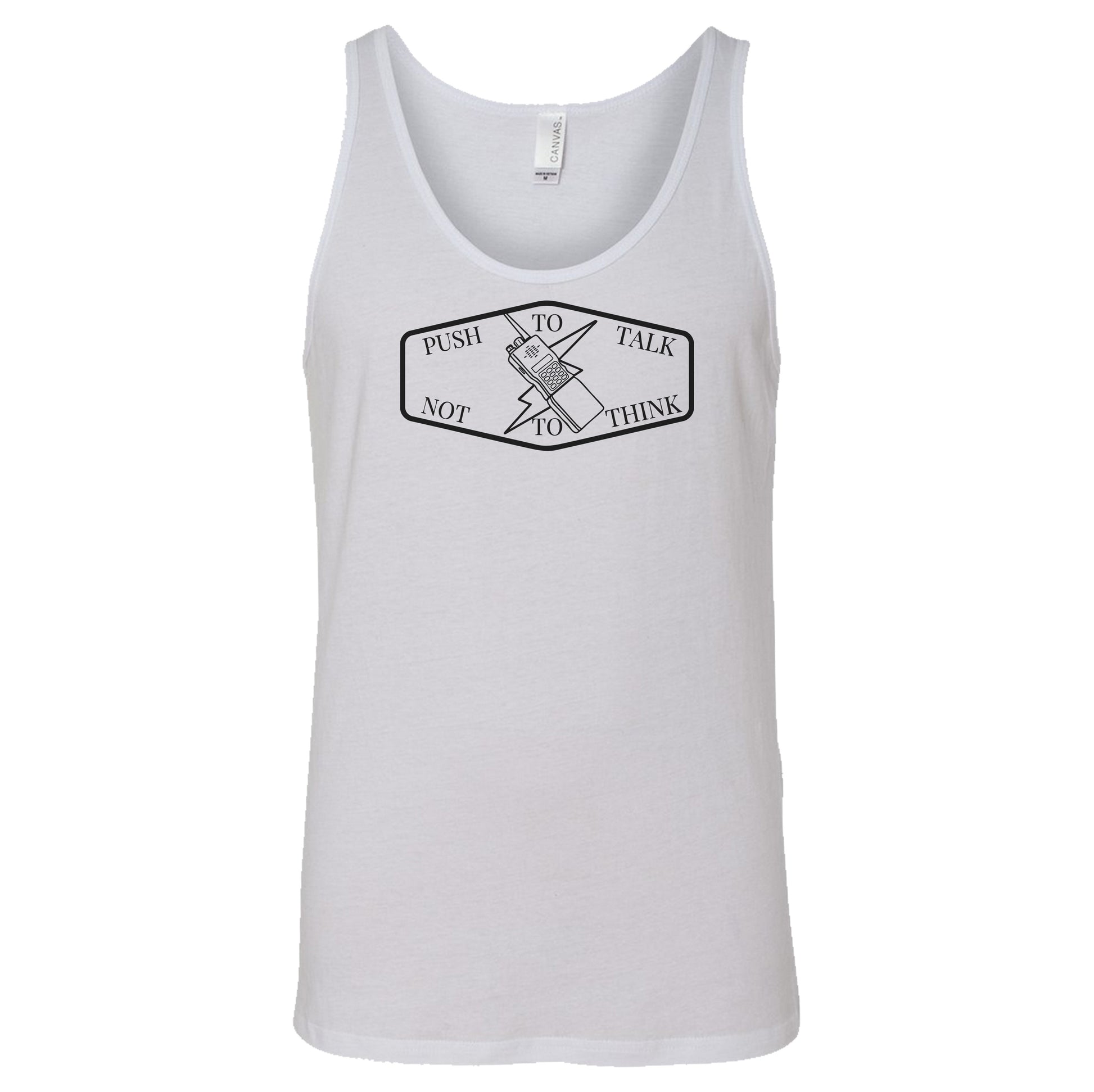 Push To Talk Tank Top