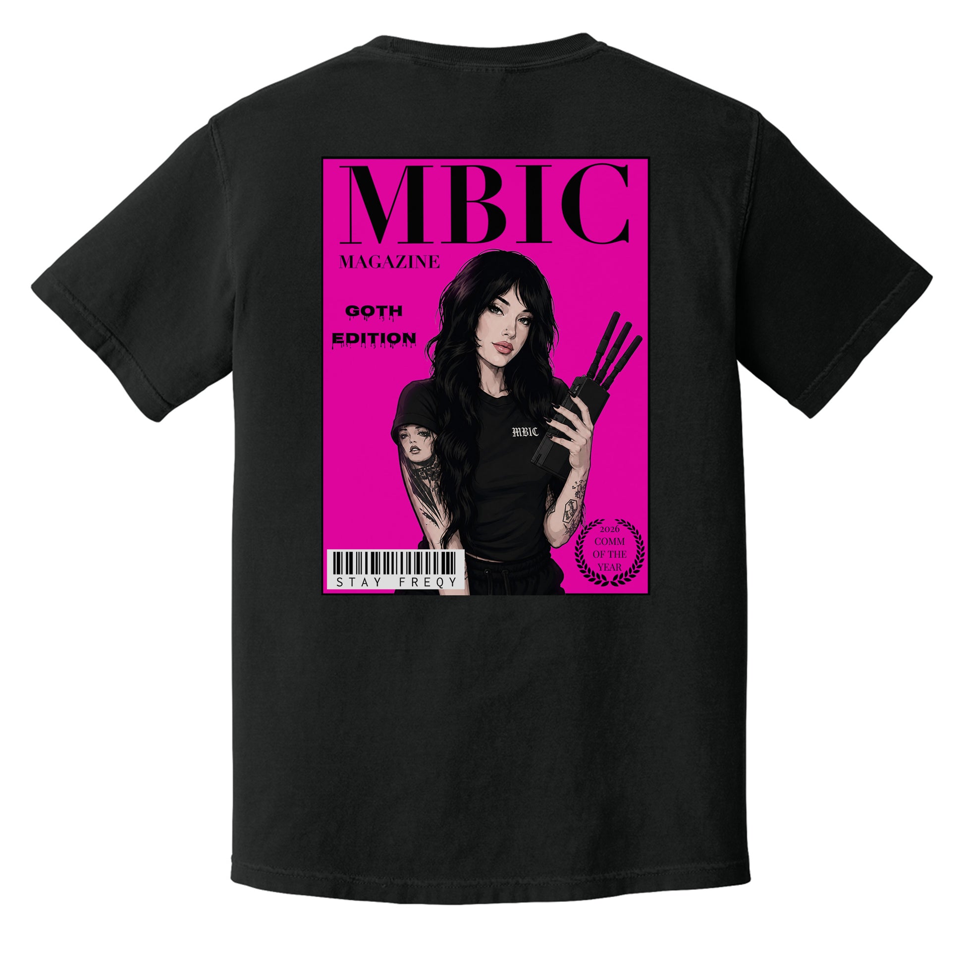 MBIC MAGAZINE GOTH EDITION Heavyweight Tee