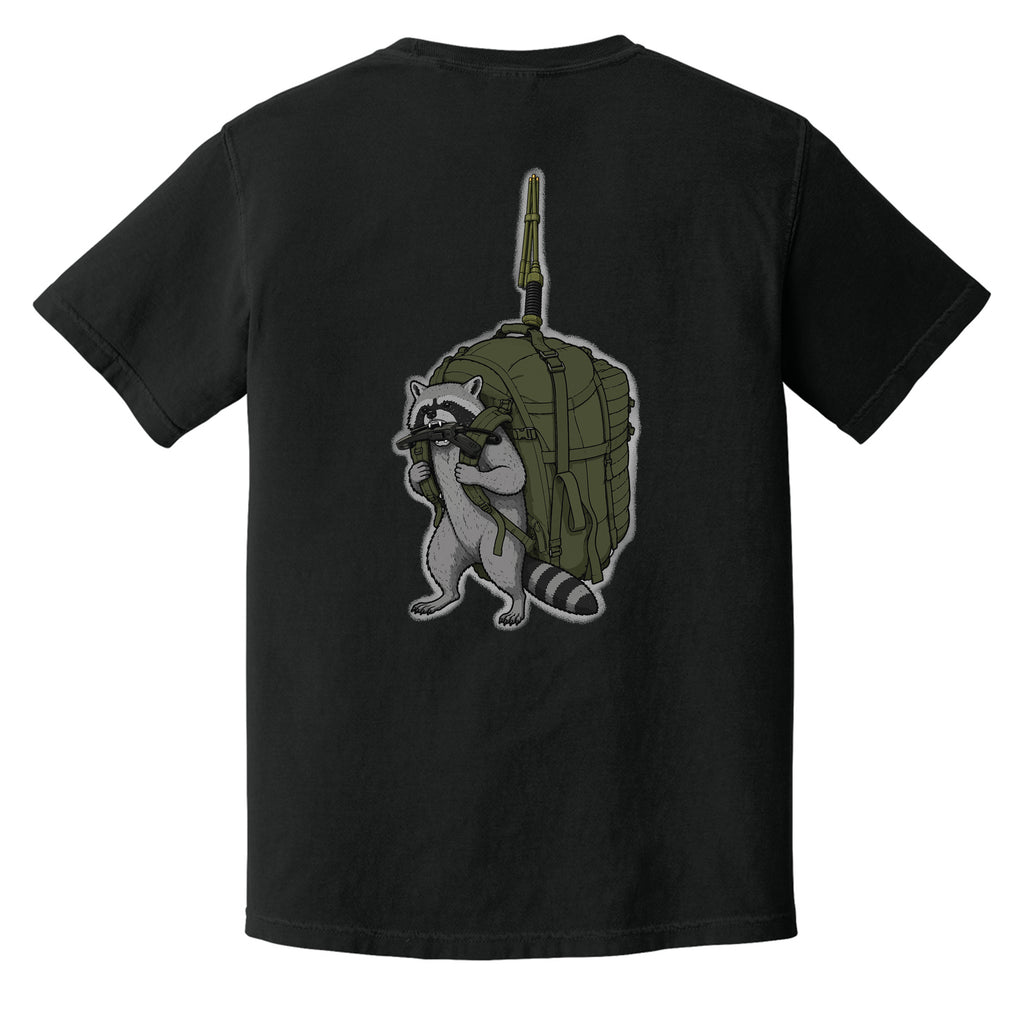 RACCOON SERIES - Carry The Weight Heavyweight Tee