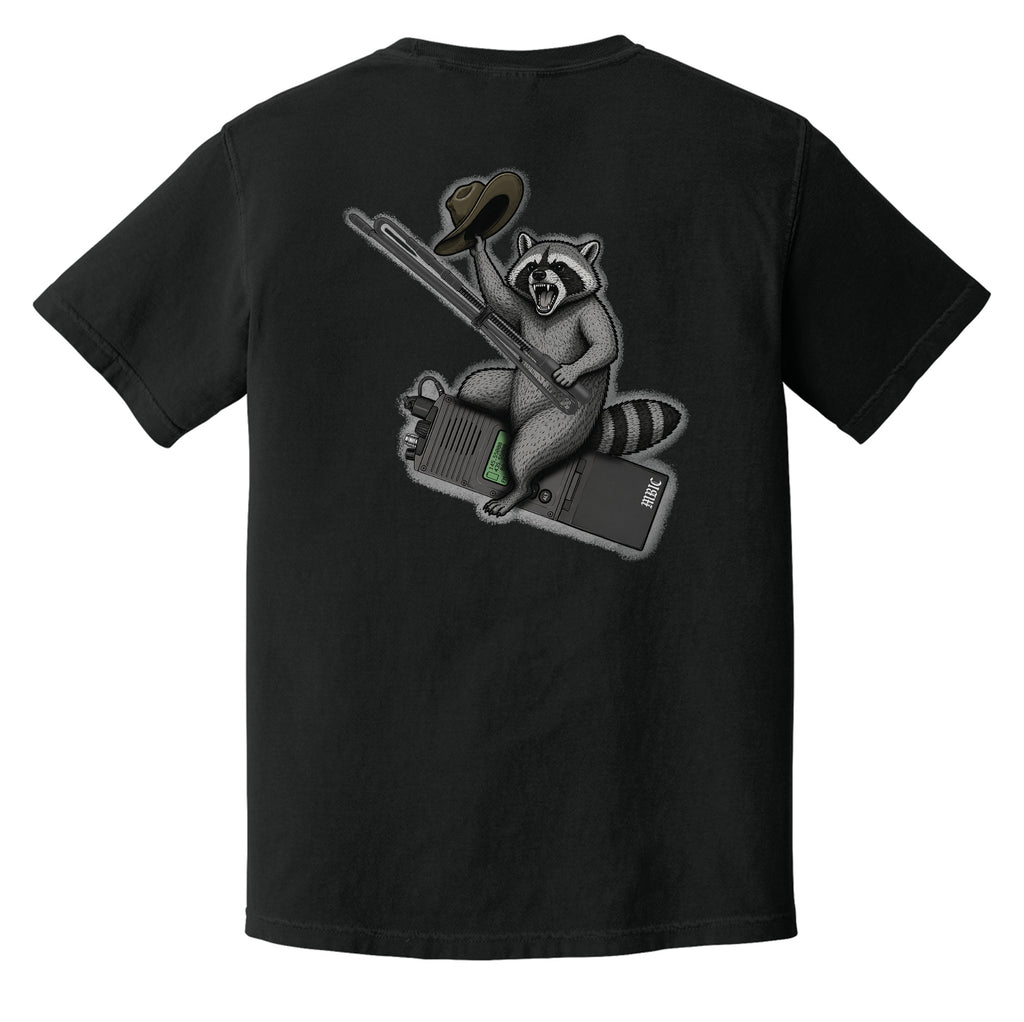 RACCOON SERIES - Cowboy Up Heavyweight Tee