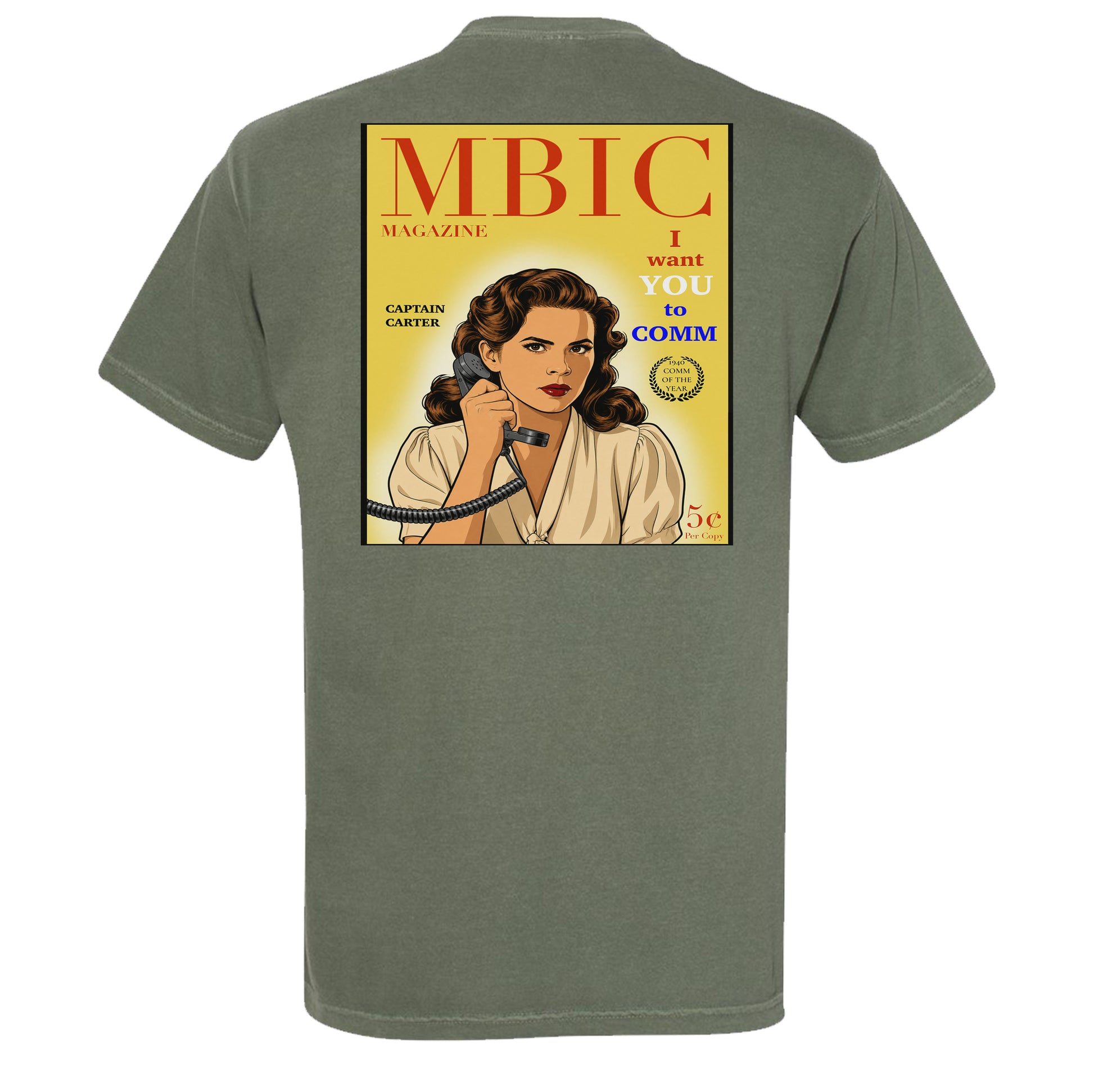 MBIC MAGAZINE - Vintage Commo America Heavyweight Tee