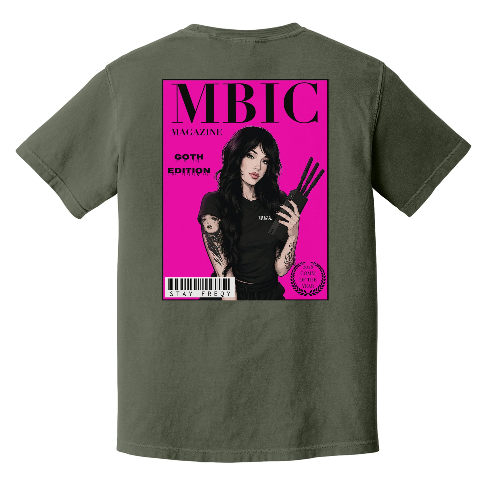 MBIC MAGAZINE GOTH EDITION Heavyweight Tee
