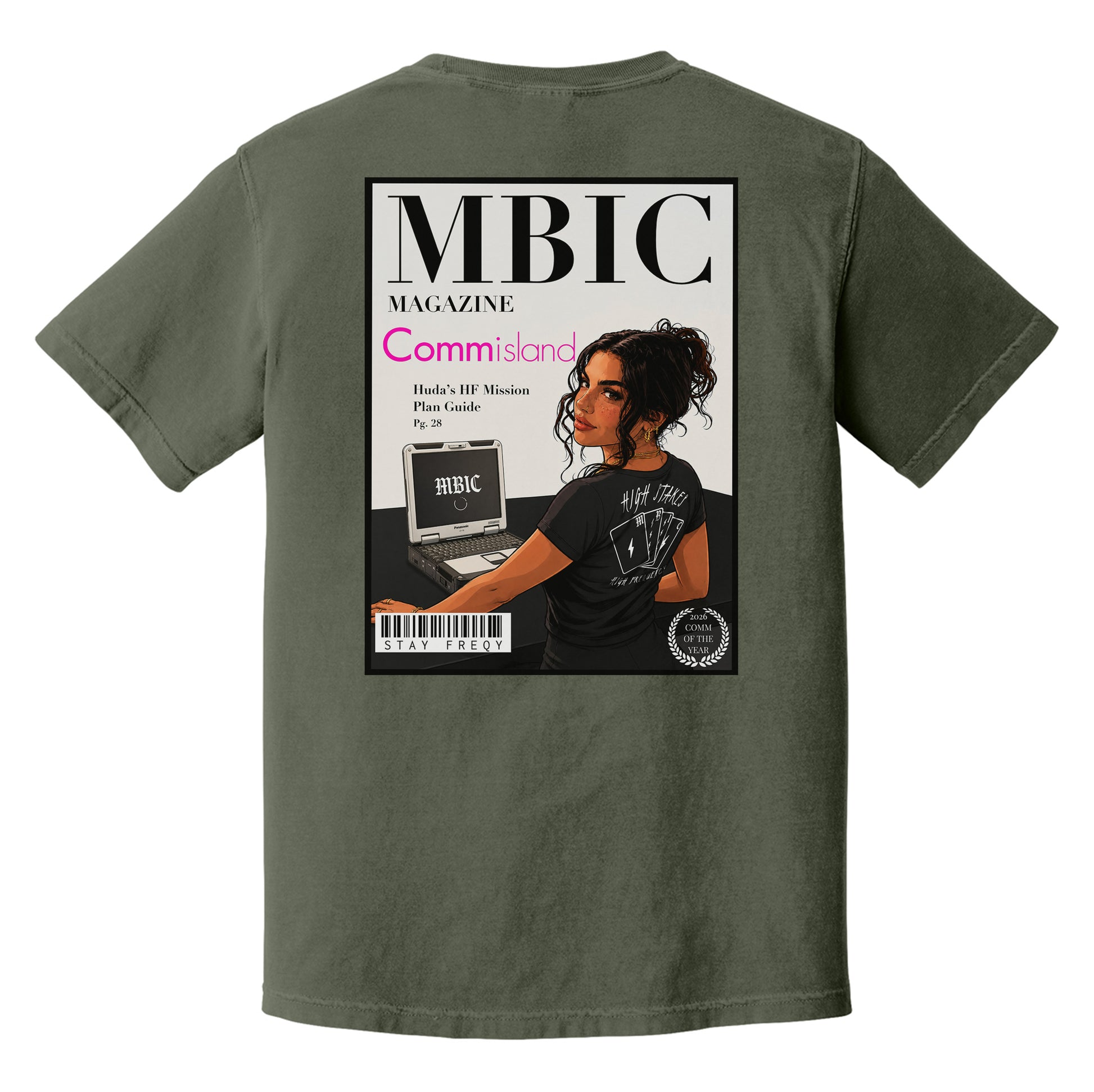 MBIC MAGAZINE HF Huda Heavyweight Tee