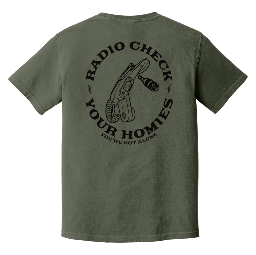 Radio Check Your Homies Heavyweight Tee