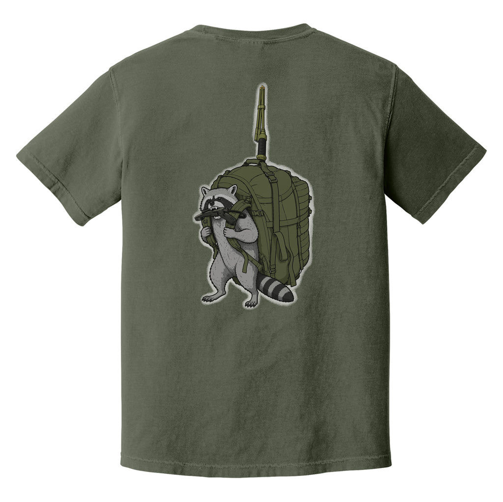 RACCOON SERIES - Carry The Weight Heavyweight Tee