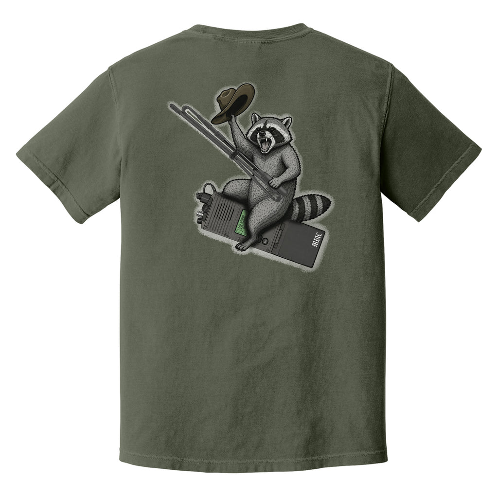 RACCOON SERIES - Cowboy Up Heavyweight Tee