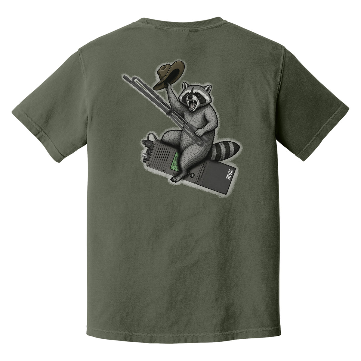 RACCOON SERIES - Cowboy Up Heavyweight Tee