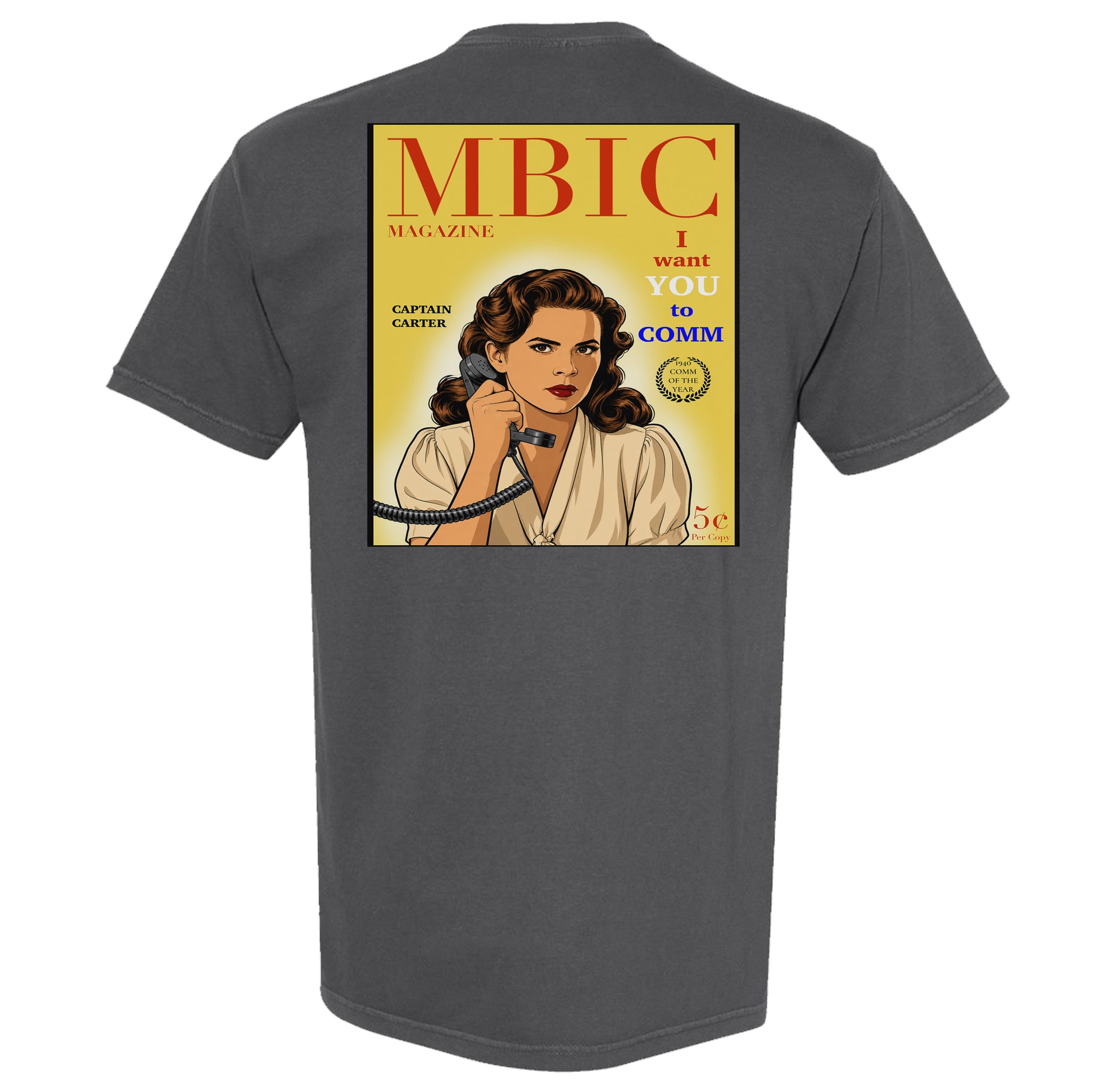 MBIC MAGAZINE - Vintage Commo America Heavyweight Tee