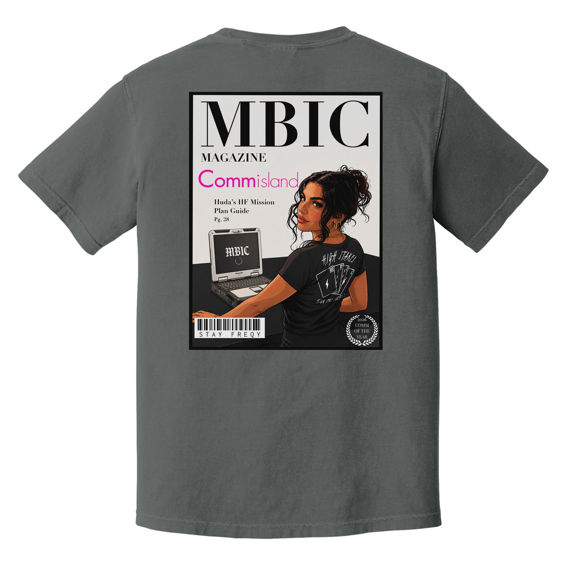MBIC MAGAZINE HF Huda Heavyweight Tee