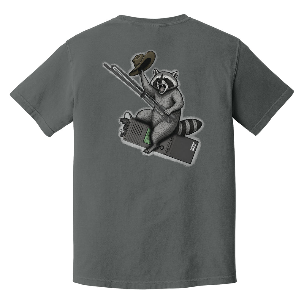 RACCOON SERIES - Cowboy Up Heavyweight Tee