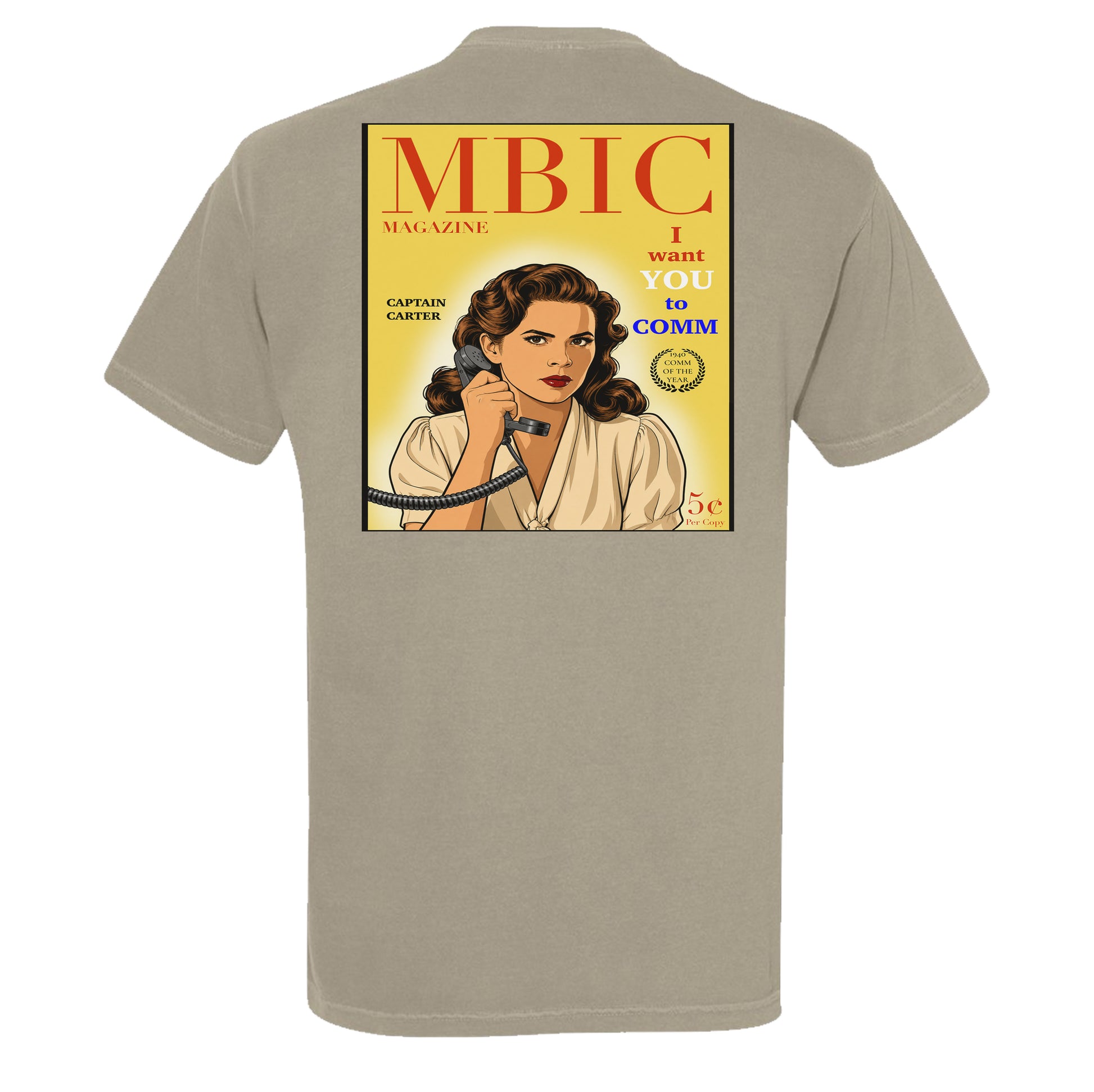 MBIC MAGAZINE - Vintage Commo America Heavyweight Tee
