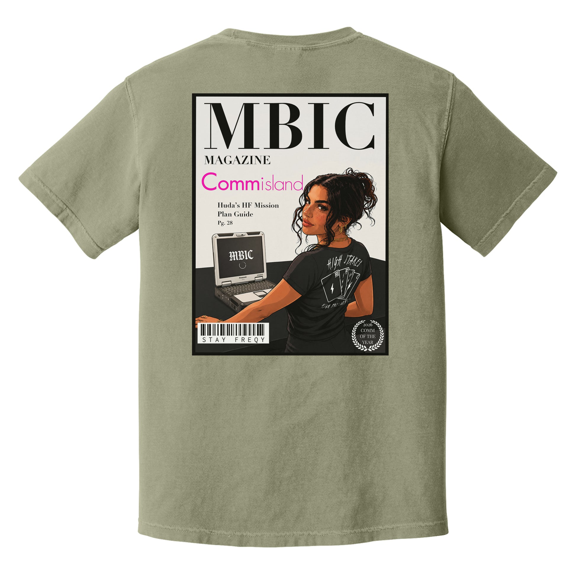 MBIC MAGAZINE HF Huda Heavyweight Tee