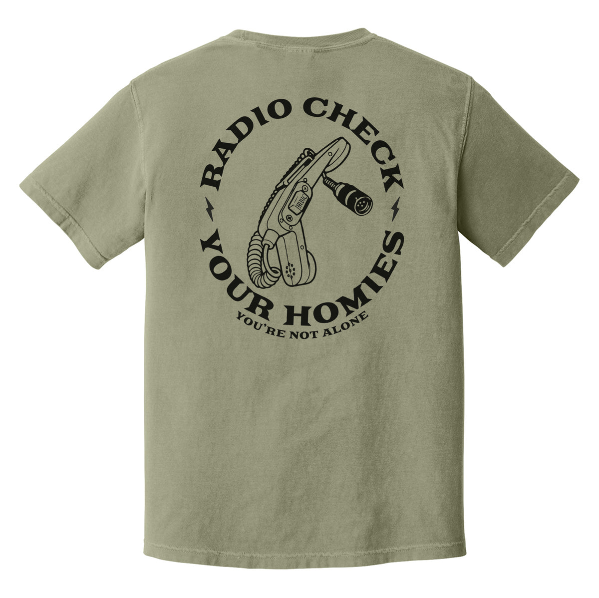 Radio Check Your Homies Heavyweight Tee