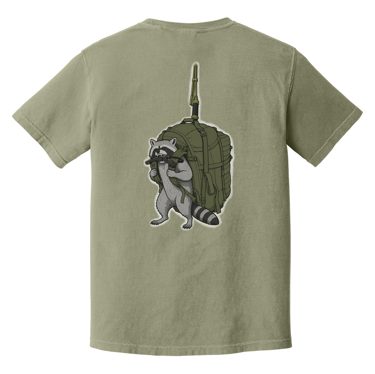 RACCOON SERIES - Carry The Weight Heavyweight Tee