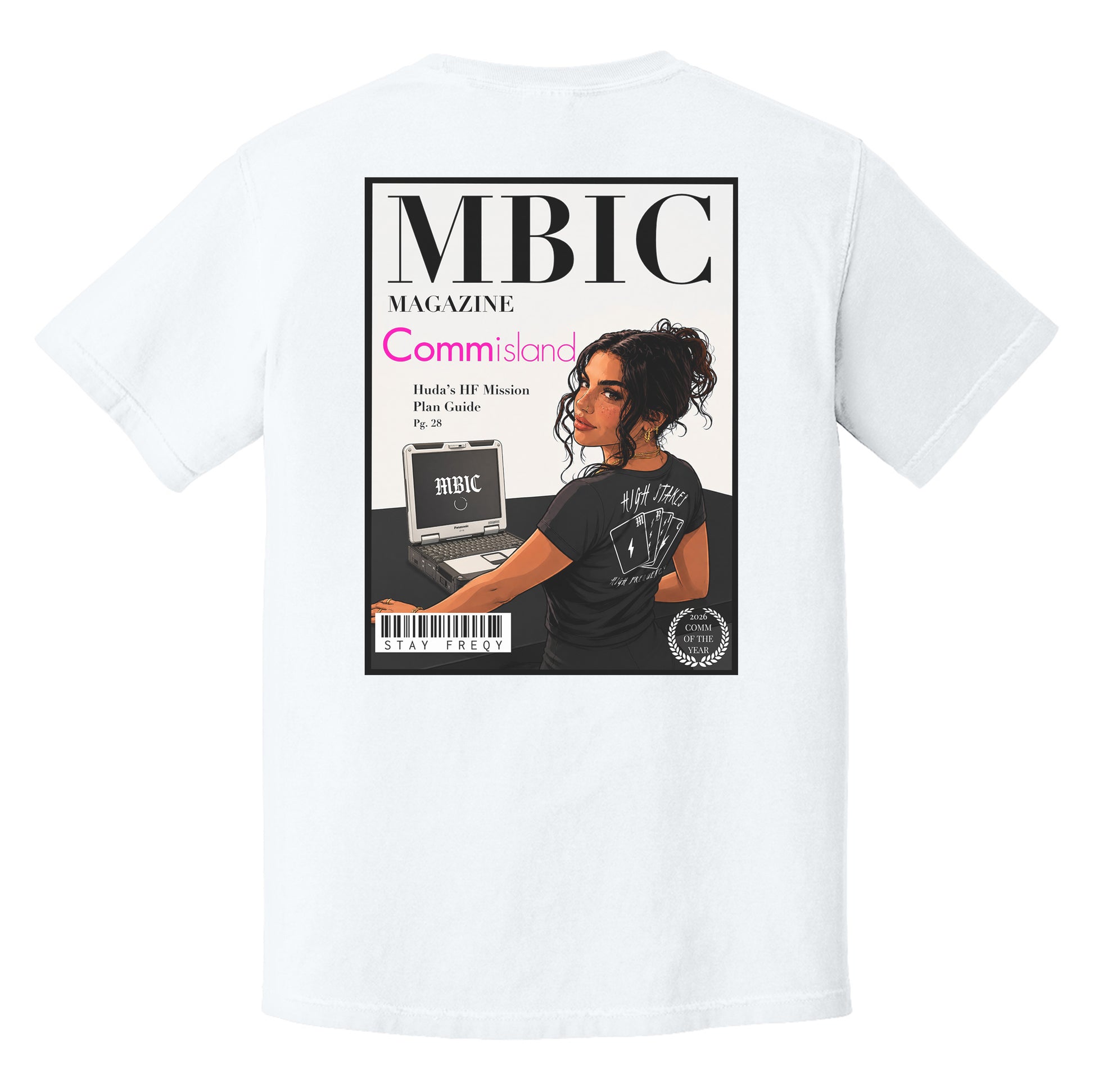 MBIC MAGAZINE HF Huda Heavyweight Tee