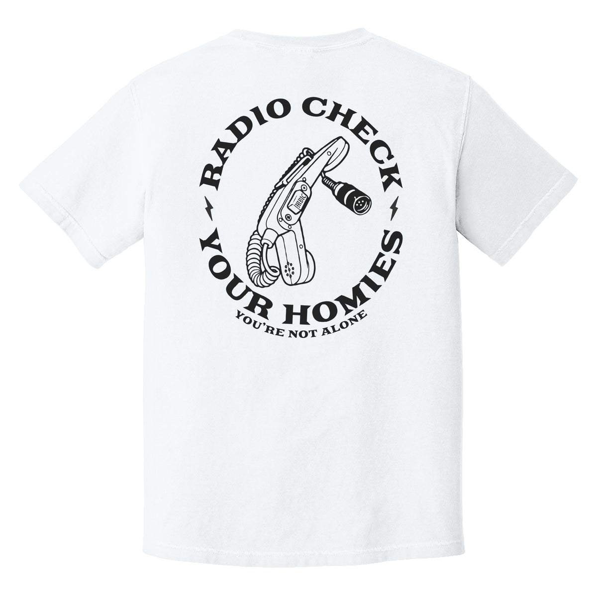 Radio Check Your Homies Heavyweight Tee