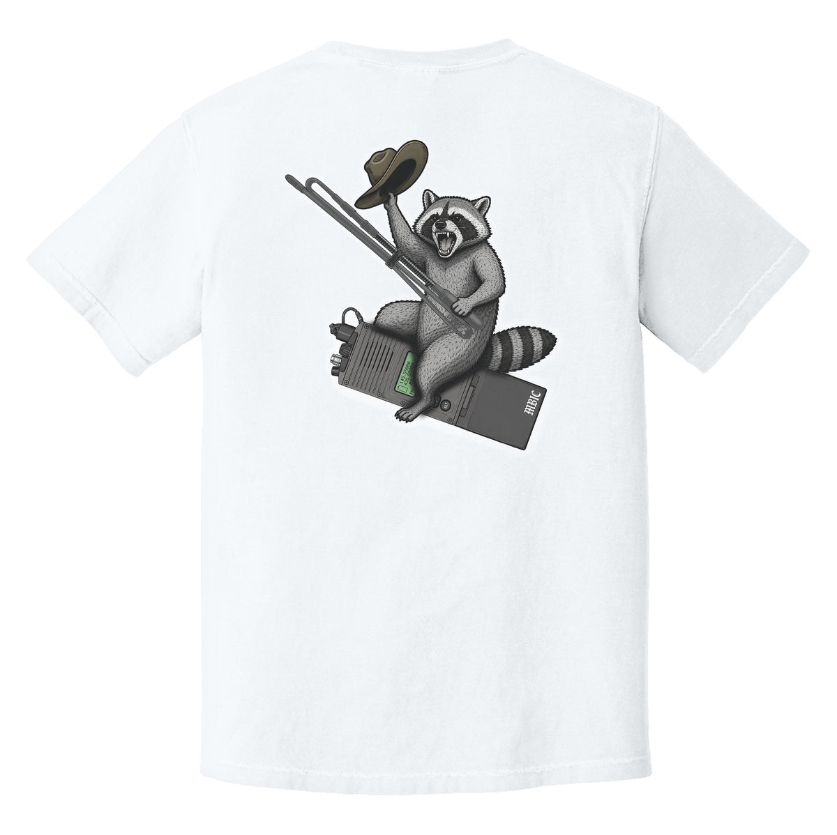 RACCOON SERIES - Cowboy Up Heavyweight Tee