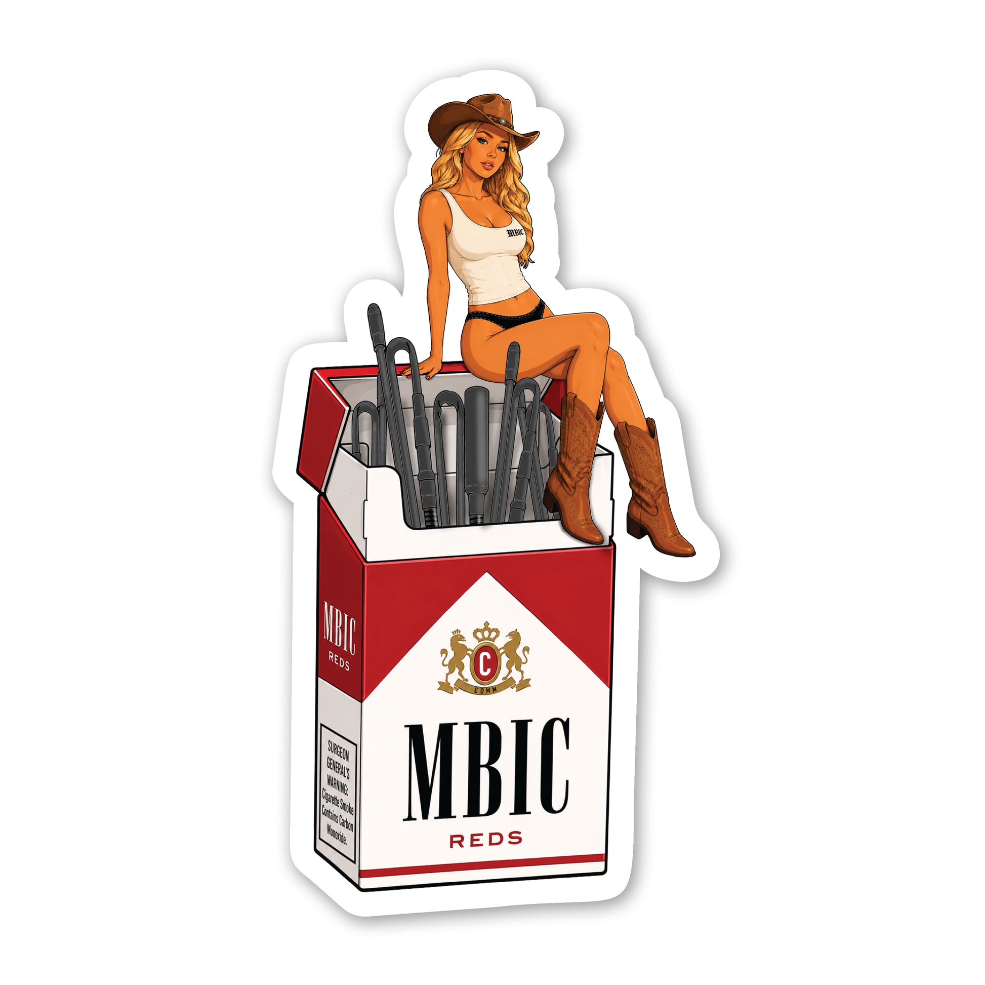 Cowboy Killers Sticker