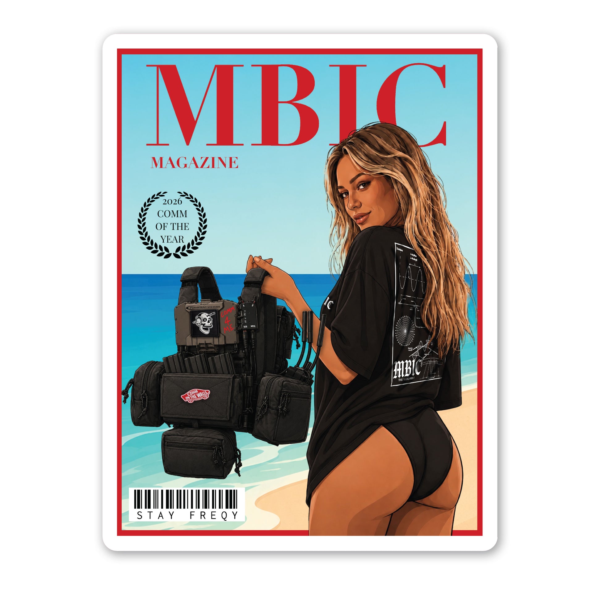 MBIC MAGAZINE - Duff Sticker