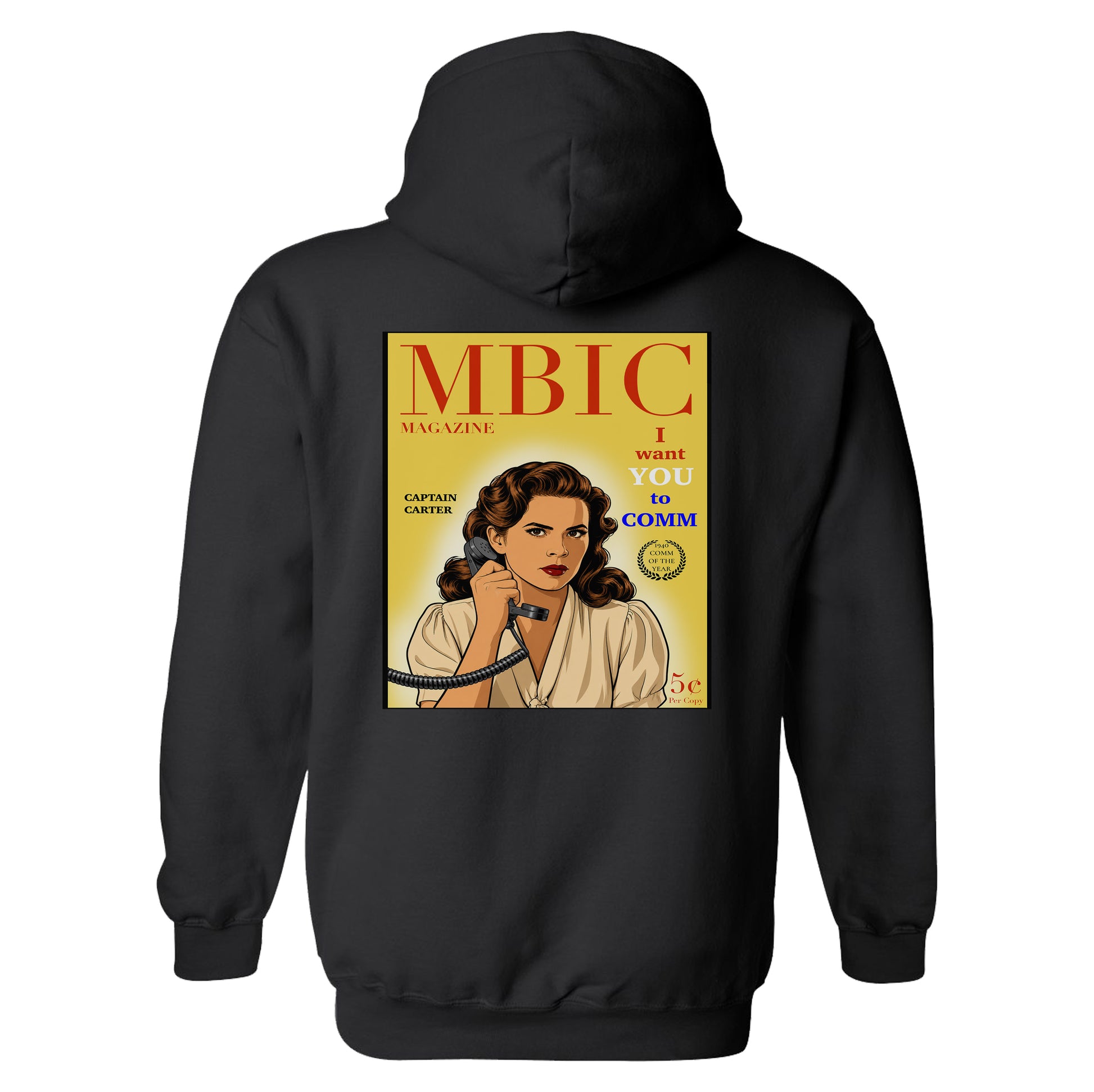 MBIC MAGAZINE - Vintage Commo America Hoodie