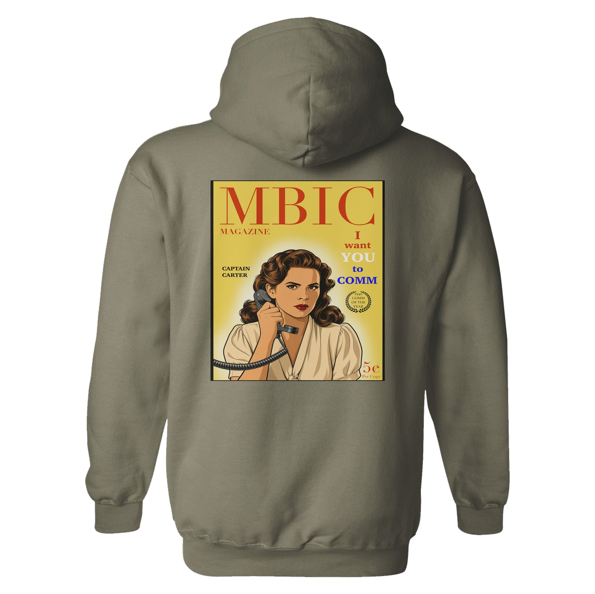 MBIC MAGAZINE - Vintage Commo America Hoodie