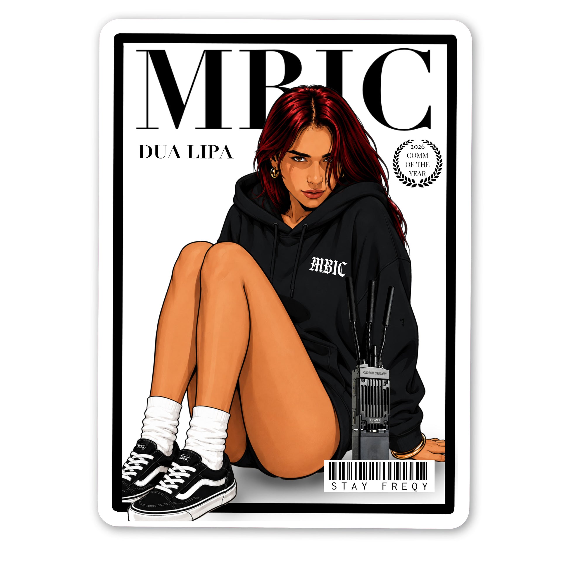 MBIC MAGAZINE - MPU Lipa Sticker