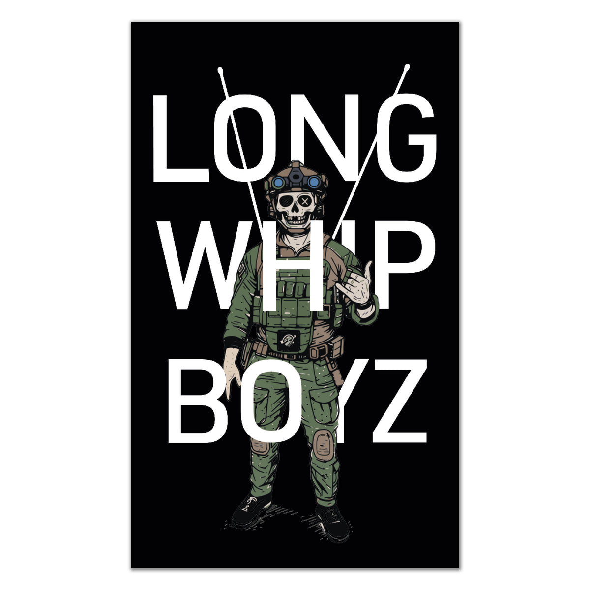 Long Whip Boyz Flag