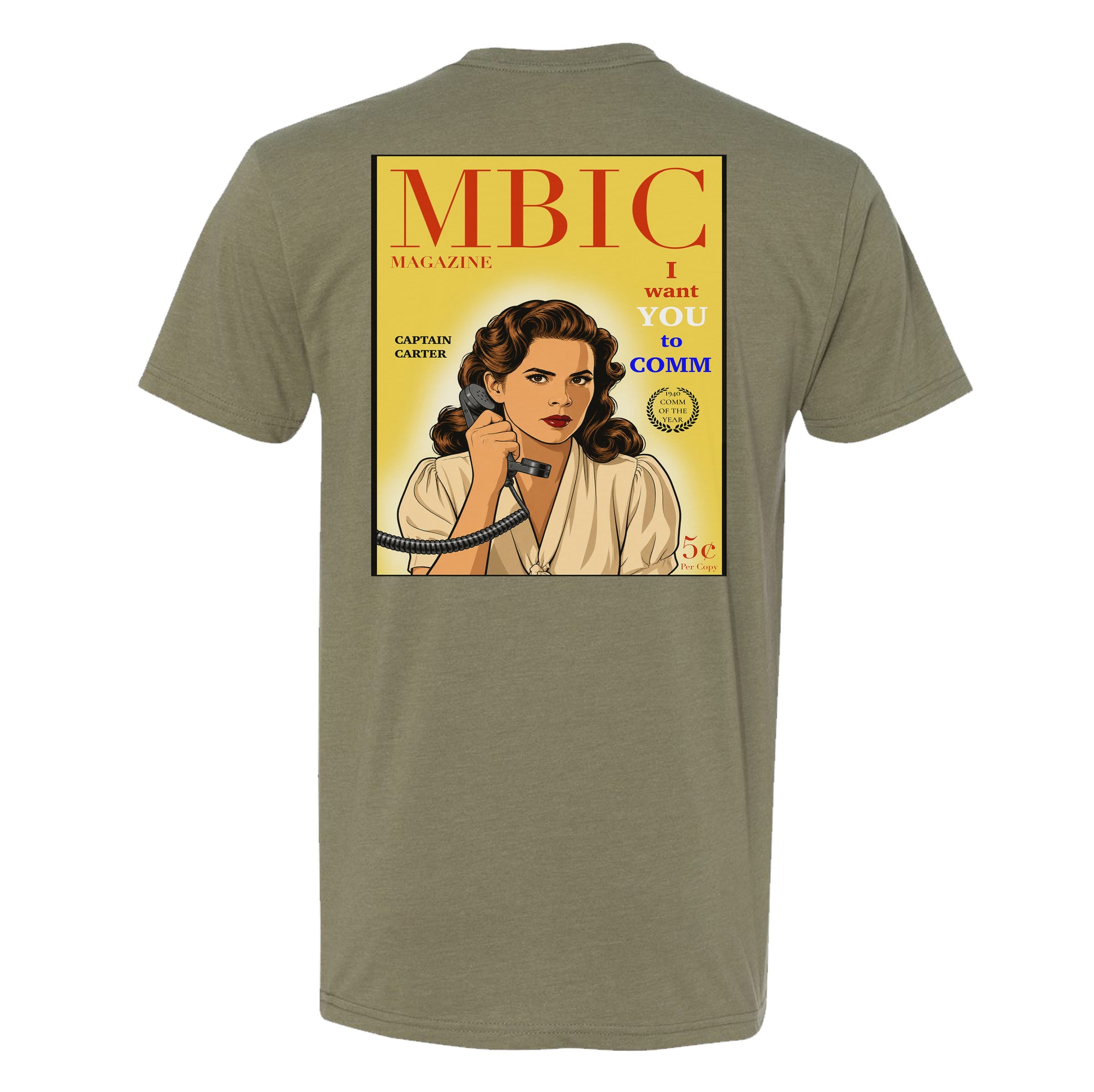 MBIC MAGAZINE - Vintage Commo America Tee