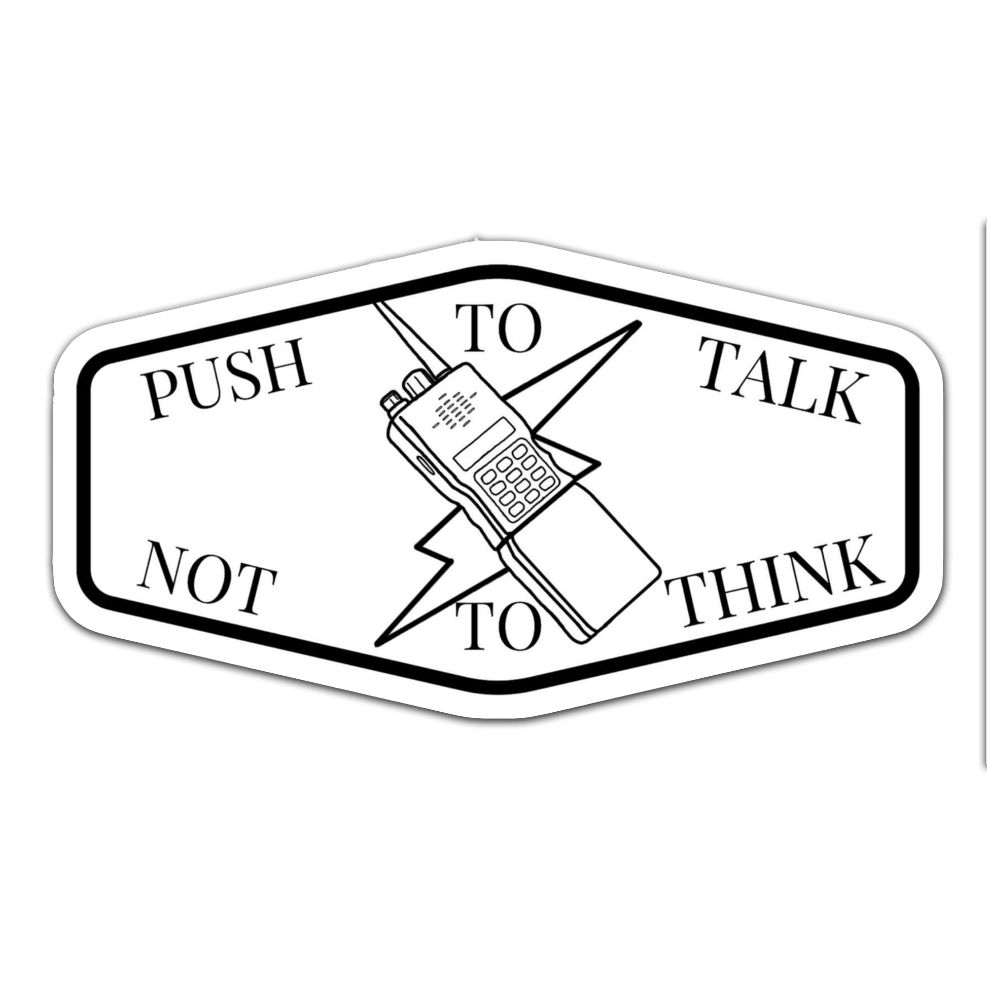 Push To Talk Sticker