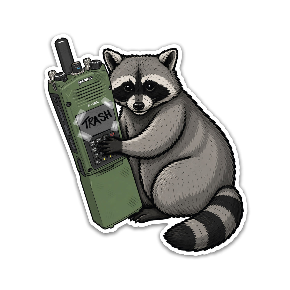 RACCOON SERIES - Trash Panda Sticker