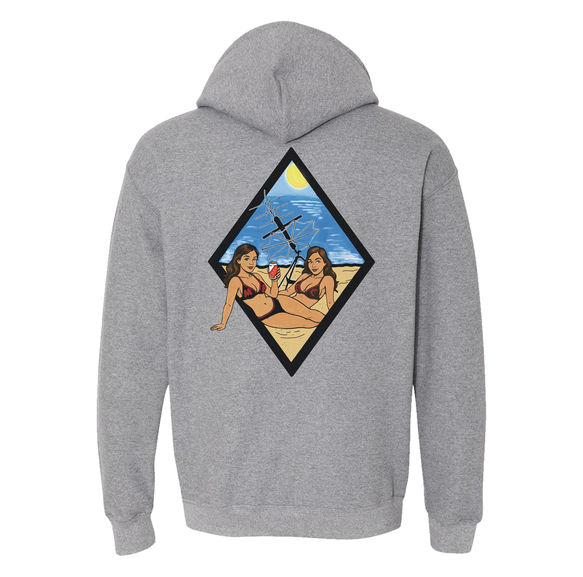 Commin' On The Beach Hoodie