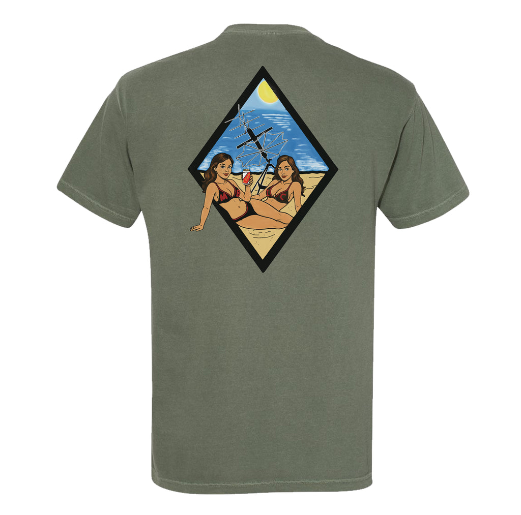 Commin' On The Beach Heavyweight Tee