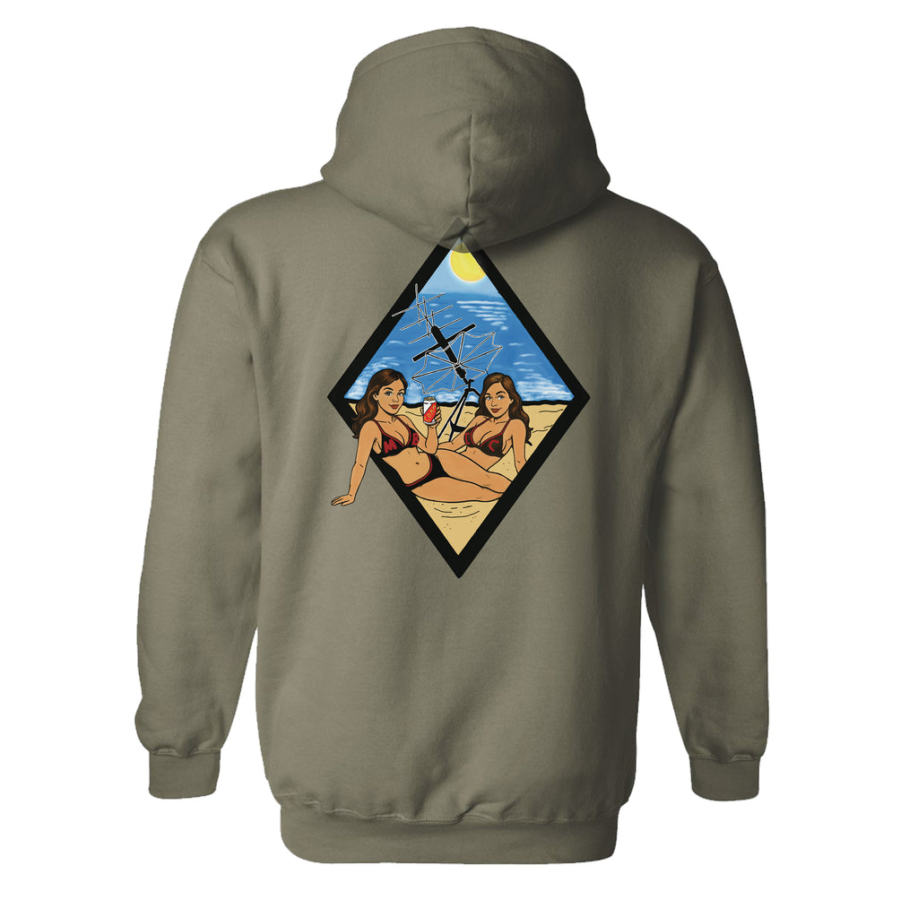 Commin' On The Beach Hoodie