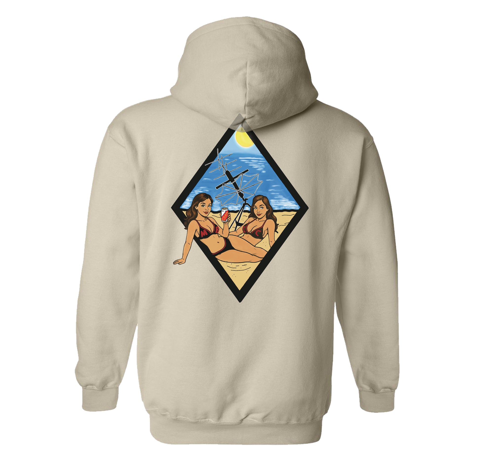 Commin' On The Beach Hoodie