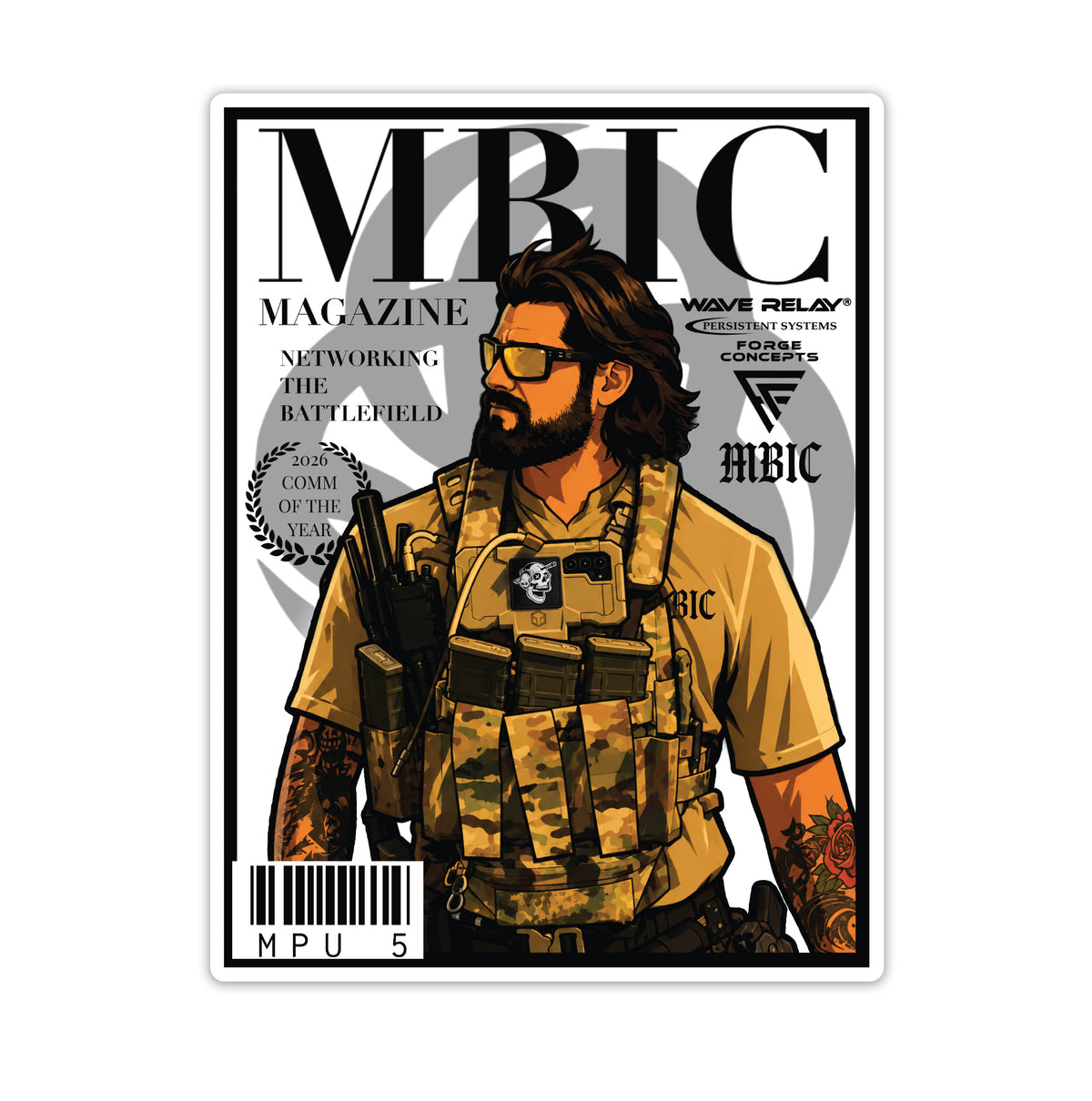 MBIC MAGAZINE - COMMO DADDY Sticker