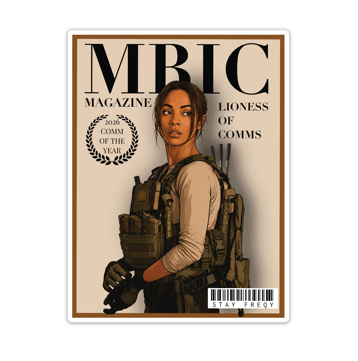 MBIC MAGAZINE - LIONESS Sticker