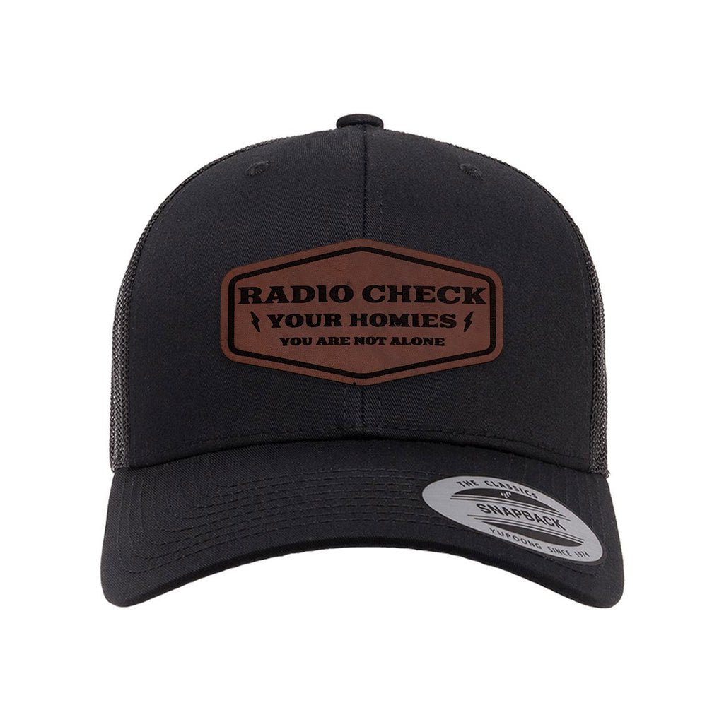 Radio Check Patch Retro Trucker Hat