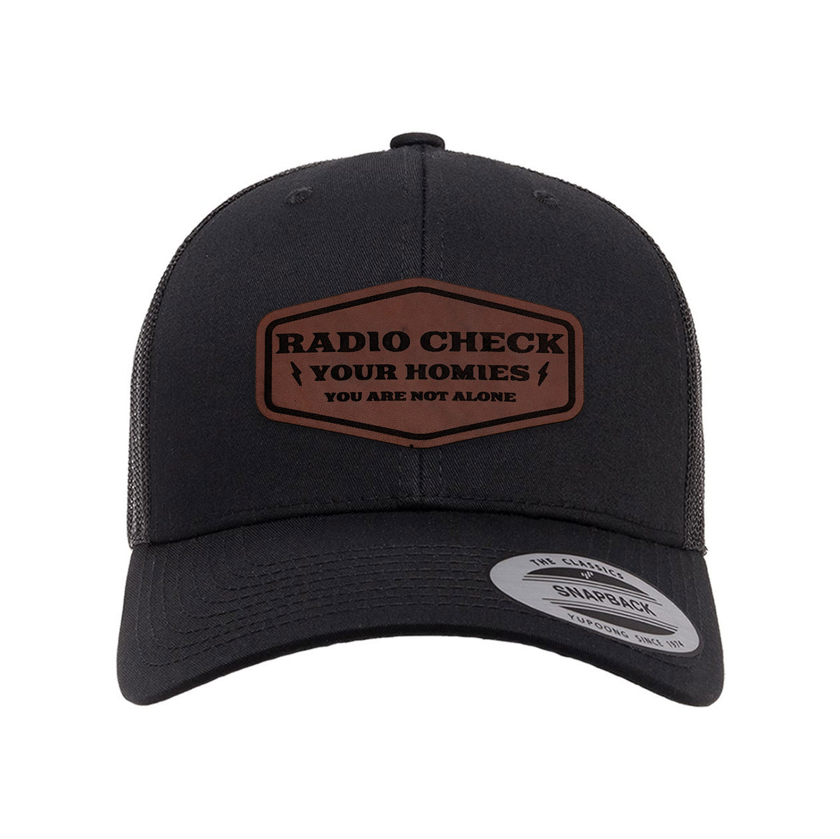 Radio Check Patch Retro Trucker Hat