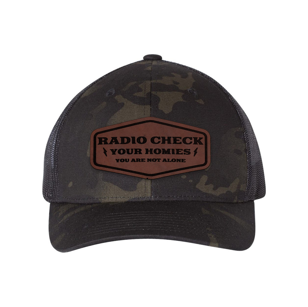Radio Check Patch Retro Trucker Hat