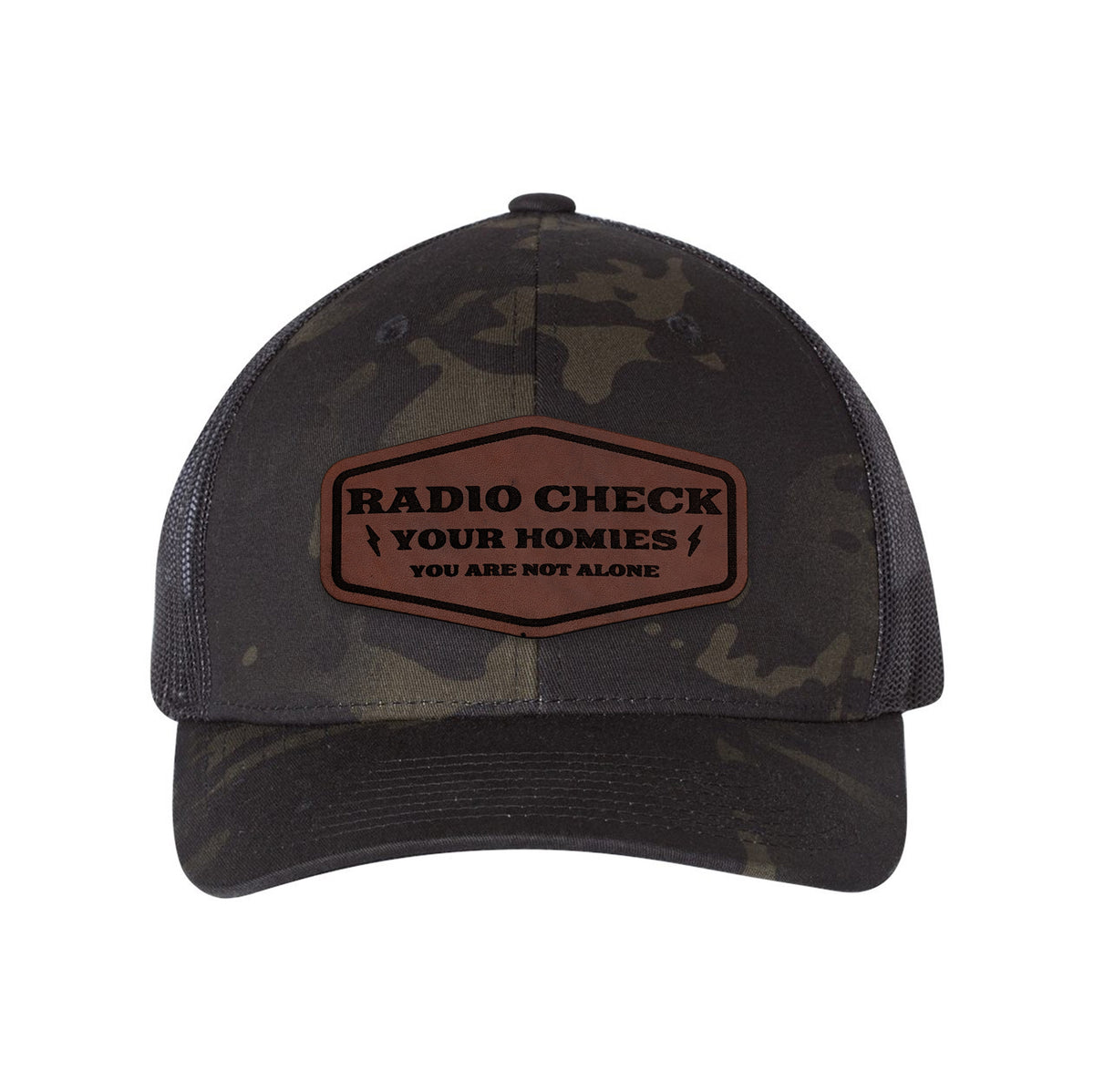 Radio Check Patch Retro Trucker Hat