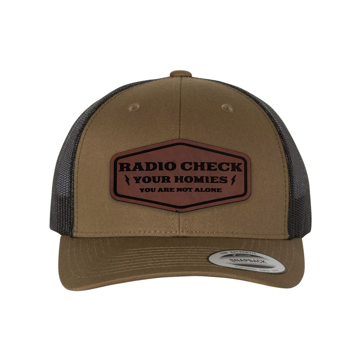 Radio Check Patch Retro Trucker Hat