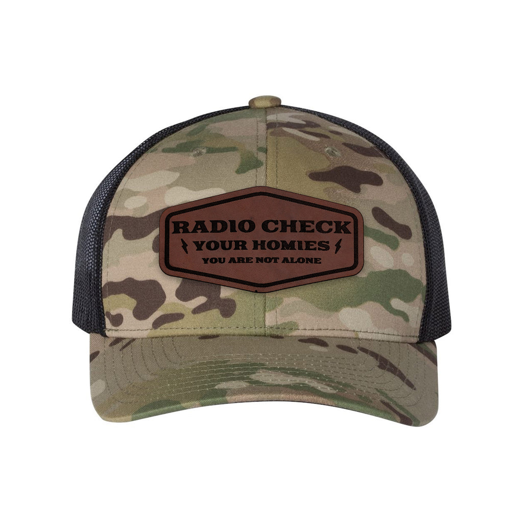 Radio Check Patch Retro Trucker Hat