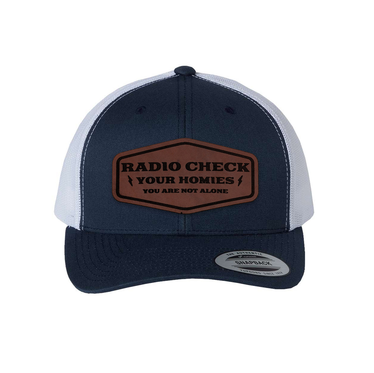Radio Check Patch Retro Trucker Hat