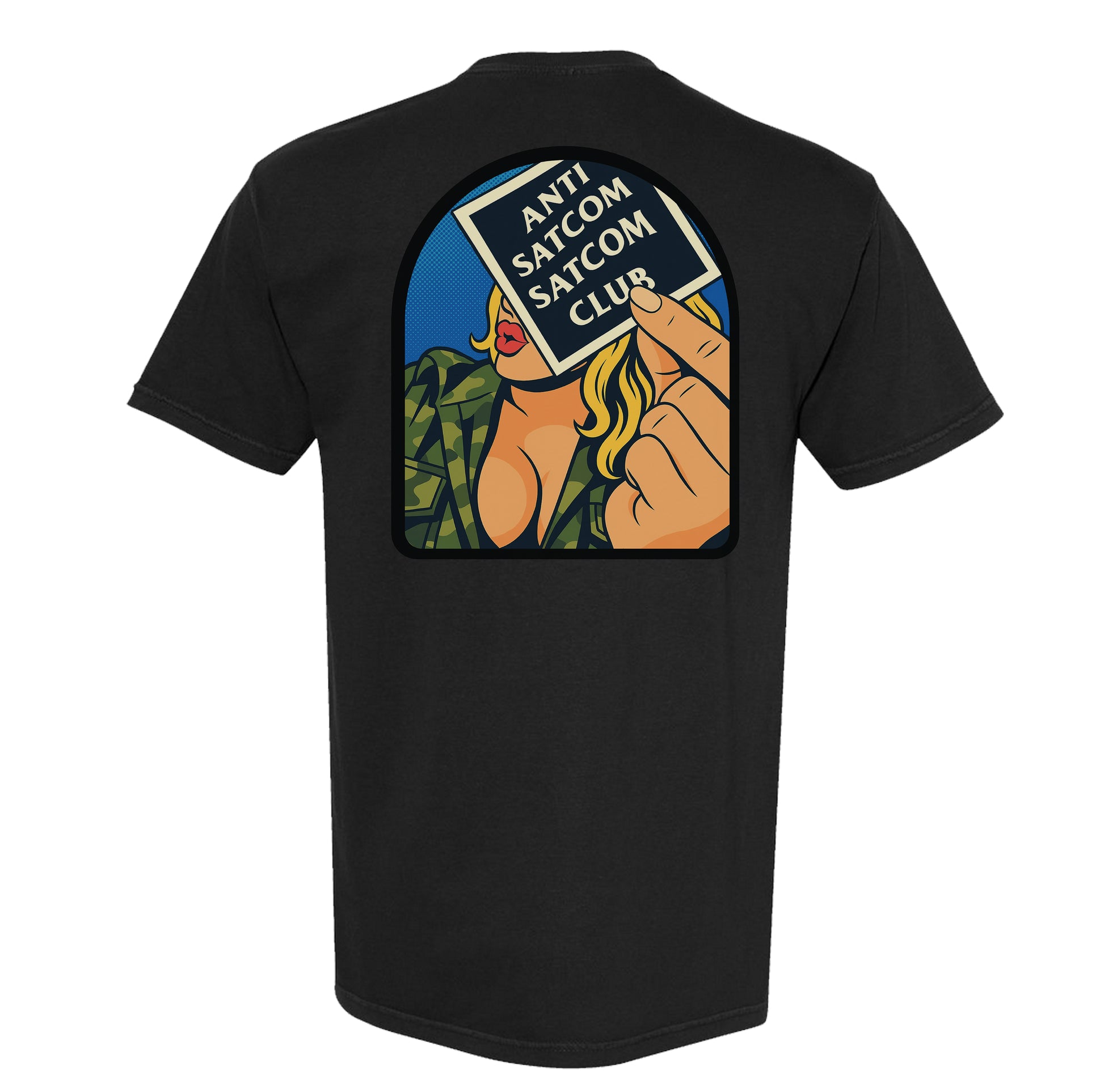 SATCOM Mommy Heavyweight Tee