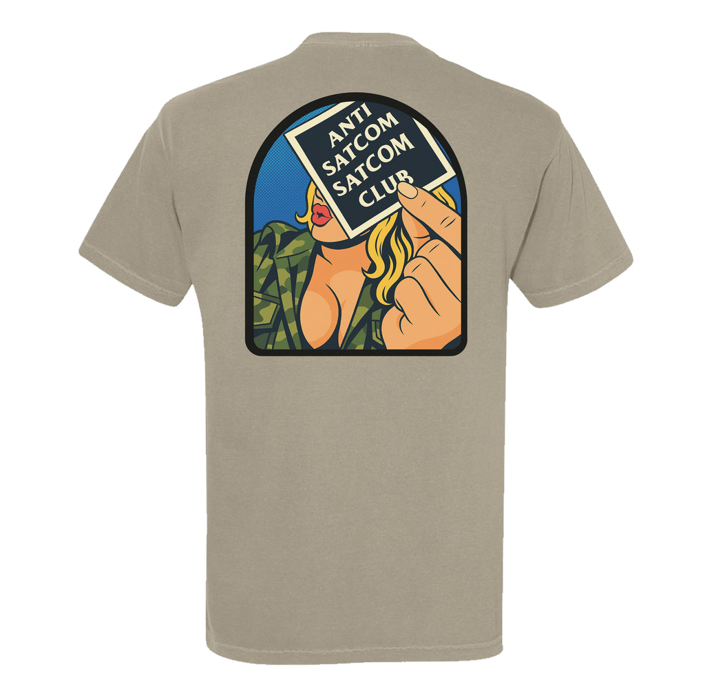SATCOM Mommy Heavyweight Tee
