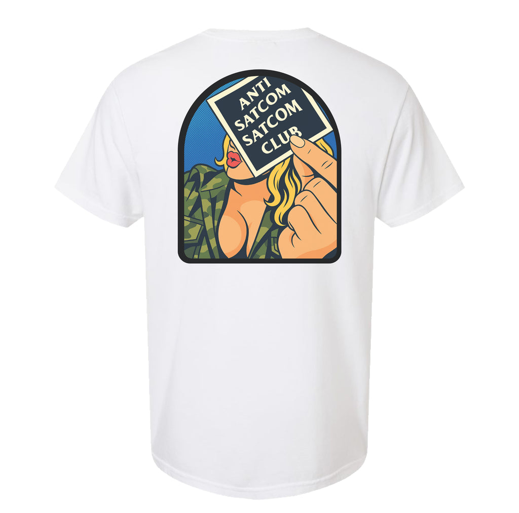 SATCOM Mommy Heavyweight Tee