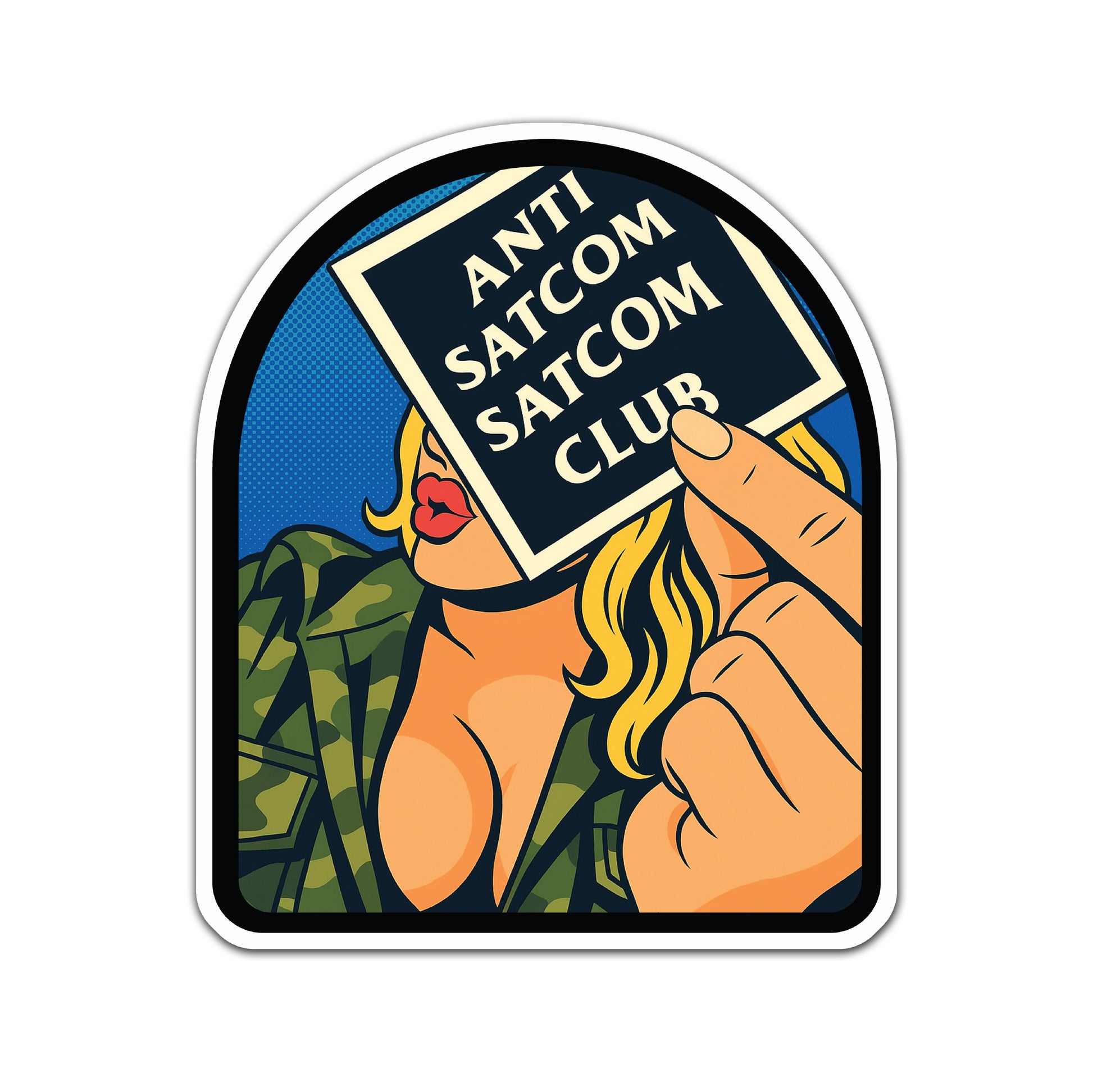 SATCOM Mommy Sticker